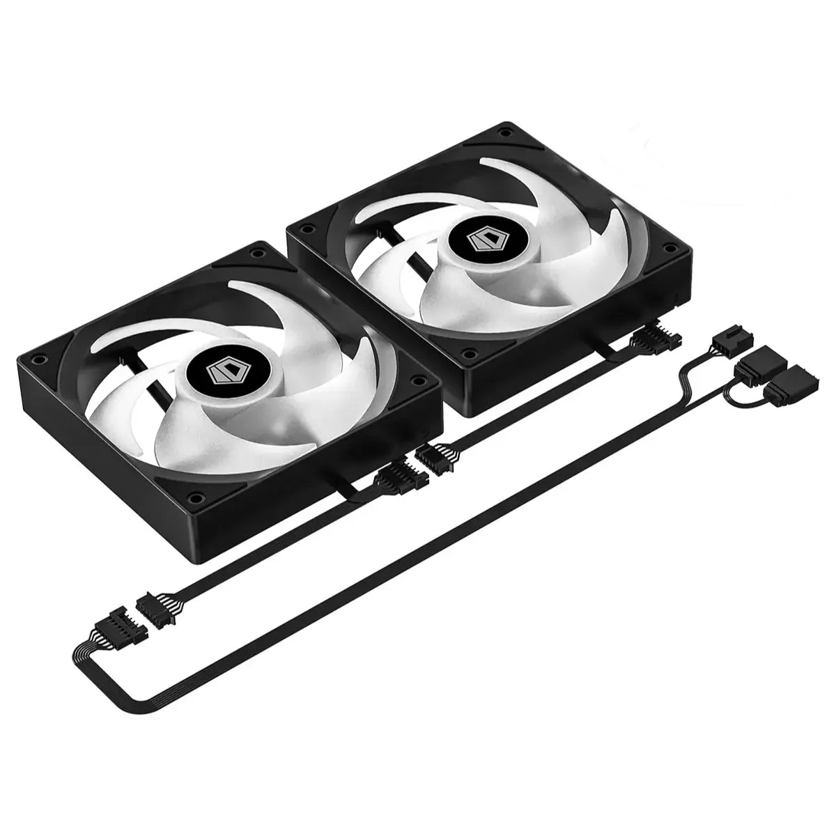 ID-Cooling FX240 LCD ARGB AIO 240mm Liquid CPU Cooler, 1.48" LCD Display, ARGB Lighting Ring, Silent-Oriented Fans, Black