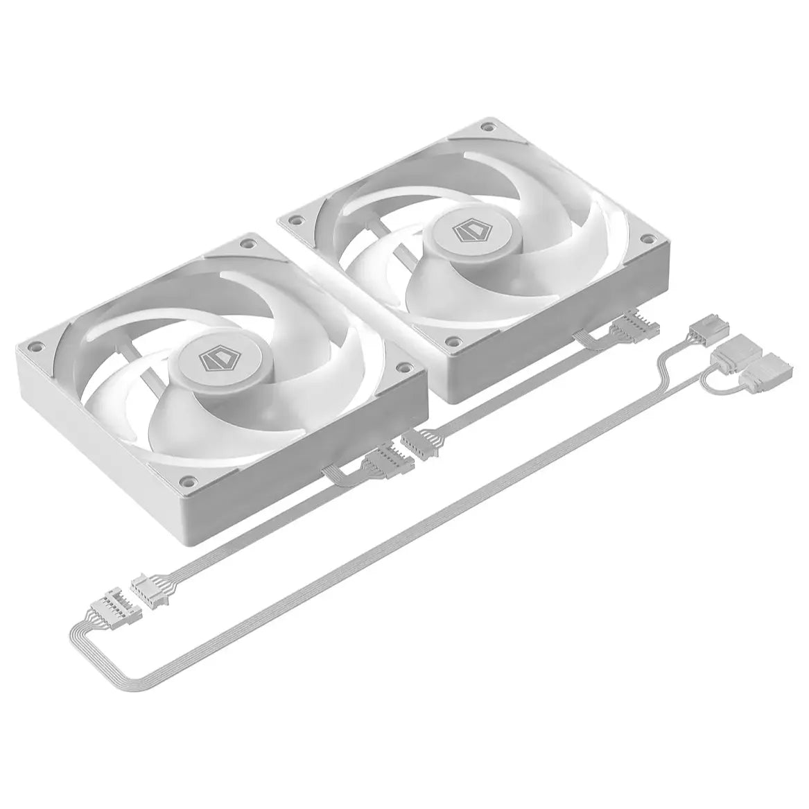 ID-Cooling FX240 LCD ARGB AIO 240mm Liquid CPU Cooler, 1.48" LCD Display, ARGB Lighting Ring, Silent-Oriented Fans, White