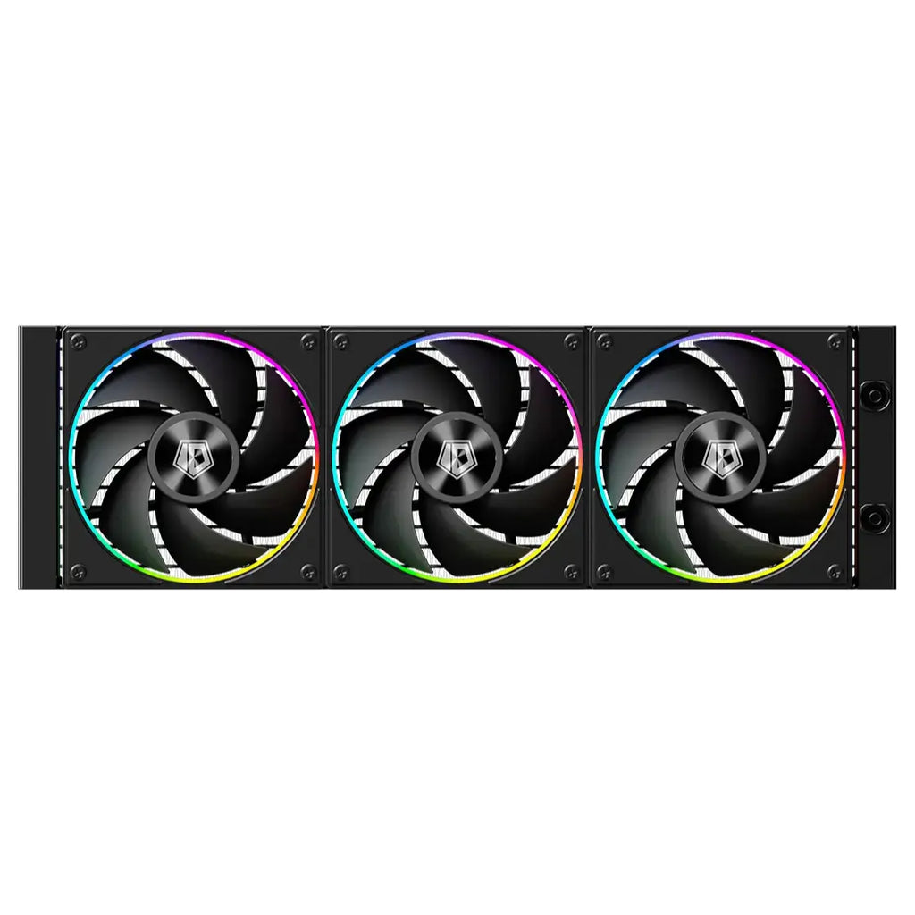 ID-Cooling DL360 Max ARGB AIO 360mm Liquid CPU Cooler, Customizable 3.5" LCD, Dual Pump Face Options, Installed Magnetic Fans, Black
