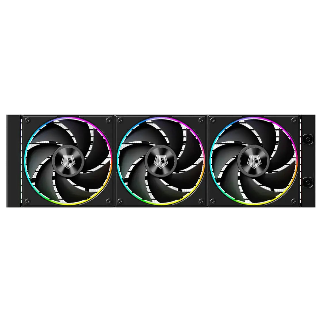 ID-Cooling DL360 Max ARGB AIO 360mm Liquid CPU Cooler, Customizable 3.5" LCD, Dual Pump Face Options, Installed Magnetic Fans, Black