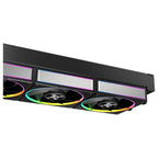 ID-Cooling DL360 Max ARGB AIO 360mm Liquid CPU Cooler, Customizable 3.5" LCD, Dual Pump Face Options, Installed Magnetic Fans, Black