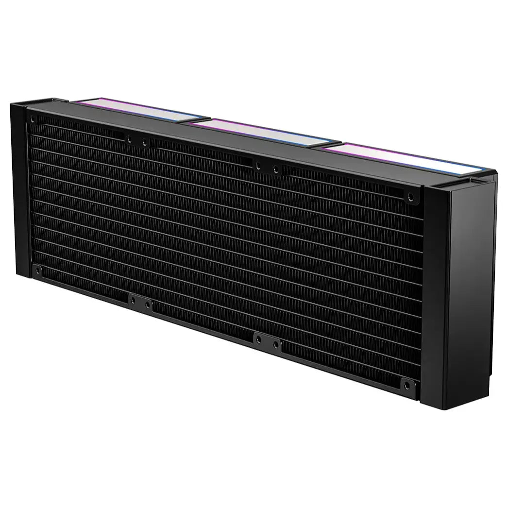 ID-Cooling DL360 Max ARGB AIO 360mm Liquid CPU Cooler, Customizable 3.5" LCD, Dual Pump Face Options, Installed Magnetic Fans, Black