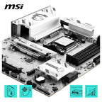 MSI B850 Gaming Plus WIFI6E Motherboard, ATX, AM5, Supports AMD Ryzen 9000/8000/7000, DDR5 8200+MT/s OC, PCIe 4.0 x16, M.2 Gen5, Wi-Fi 6E, 2.5G LAN