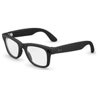 Ray-Ban Meta Wayfarer Gen 2 Glasses, Meta AI, Open-Ear Audio, Photo and Video Compatibility, Up to 8 Hours Battery, Clear Lenses Matte Black, RW4012