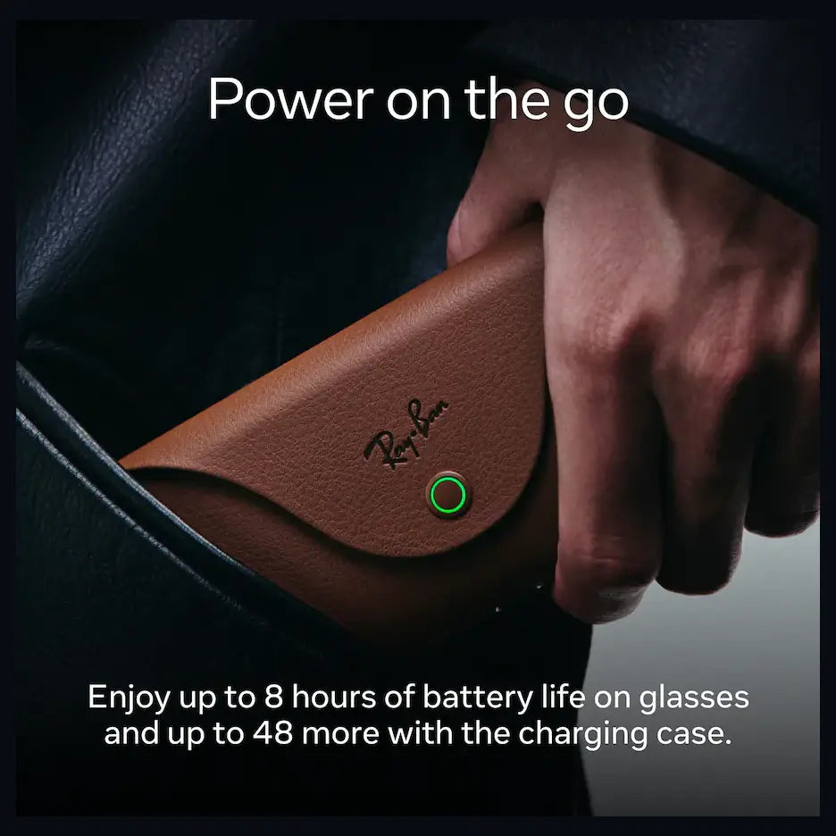 Ray-Ban Meta Wayfarer Gen 2 Glasses, Meta AI, Open-Ear Audio, Photo and Video Compatibility, Up to 8 Hours Battery, Clear Lenses Matte Black, RW4012