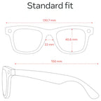 Ray-Ban Meta Wayfarer Gen 2 Glasses, Meta AI, Open-Ear Audio, Photo and Video Compatibility, Up to 8 Hours Battery, Clear Lenses Matte Black, RW4012