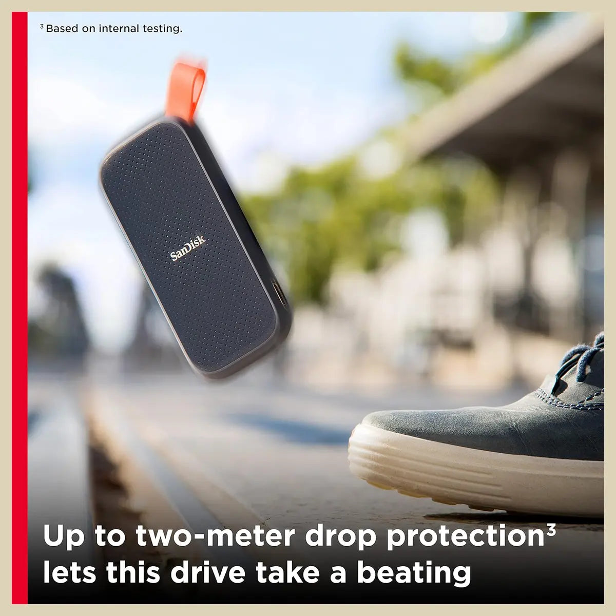 SanDisk 2TB Portable SSD, Up To 800MB/s Read, USB-C USB 3.2 Gen 2, SDSSDE30-2T00-G26
