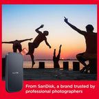 SanDisk 2TB Portable SSD, Up To 800MB/s Read, USB-C USB 3.2 Gen 2, SDSSDE30-2T00-G26