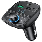 UGREEN Bluetooth FM Transmitter and Car Charger 31.5W, Bluetooth 5.0, USB-C PD and USB-A QC 3.0 and 1.5A USB, USB and TF Card Up To 32GB, 12V/24V, 80910