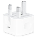 Apple 20W USB-C Power Adapter Wall Charger 3 PIN, 20W Output, White (Official Warranty)