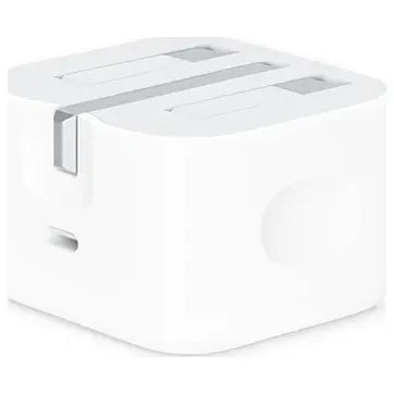 Apple 20W USB-C Power Adapter Wall Charger 3 PIN, 20W Output, White (Official Warranty)