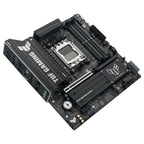 Asus TUF Gaming B850M-Plus Wifi7 AMD B850 mATX Motherboard, AMD AM5 Socket, 14+2+1 80A DrMOS Power Stages, DDR5 8000+MT/s, PCIe 5.0, 3x M.2 Slots, WiFi 7, 2.5Gb Ethernet, DisplayPort and HDMI