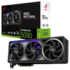 Asus ROG ASTRAL GeForce RTX 5090 OC Edition Gaming Graphics Card, PCIe 5.0, 32GB GDDR7, HDMI and DP 2.1, 3.8-Slot, Quad-Fan Design