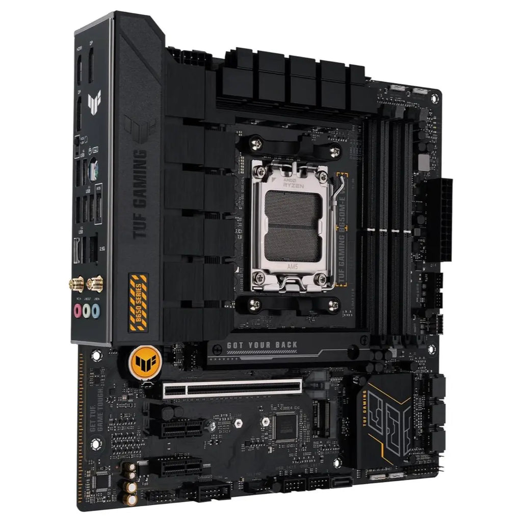 Asus TUF Gaming B650M-E Wifi DDR5 AMD AM5 MicroATX Motherboard, Supports AMD Ryzen 9000 Series, DDR5 7600 Plus OC, PCIe 5.0 M.2, 2.5Gb Ethernet