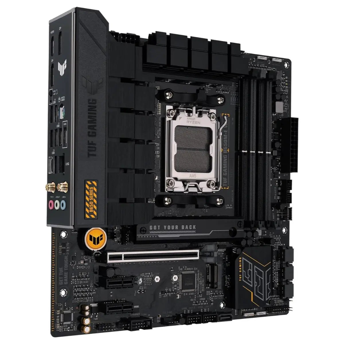 Asus TUF Gaming B650M-E Wifi DDR5 AMD AM5 MicroATX Motherboard, Supports AMD Ryzen 9000 Series, DDR5 7600 Plus OC, PCIe 5.0 M.2, 2.5Gb Ethernet
