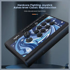 PXN 008 Gaming Arcade Stick, USB Wired Plug and Play, 360-Degree Circular Movement, Blue Switch Mechanical Buttons, 3.5mm Audio Jack, for Nintendo Switch PC PS3 PS4 Xbox