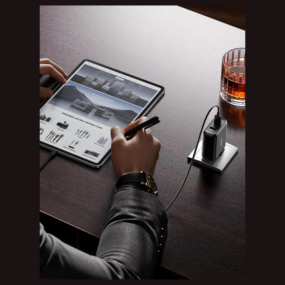 UGREEN 36W 2-Port USB Charger, QC 3.0 Fast Charging Up to 3A, 100-240V Input, Model 10216