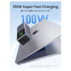 UGREEN Nexode 20000mAh 130W 3-Port Power Bank USB-C Laptop Charger, 100W Max USB-C1, 30W Max USB-C2, 22.5W USB-A, TFT Display, 35524B