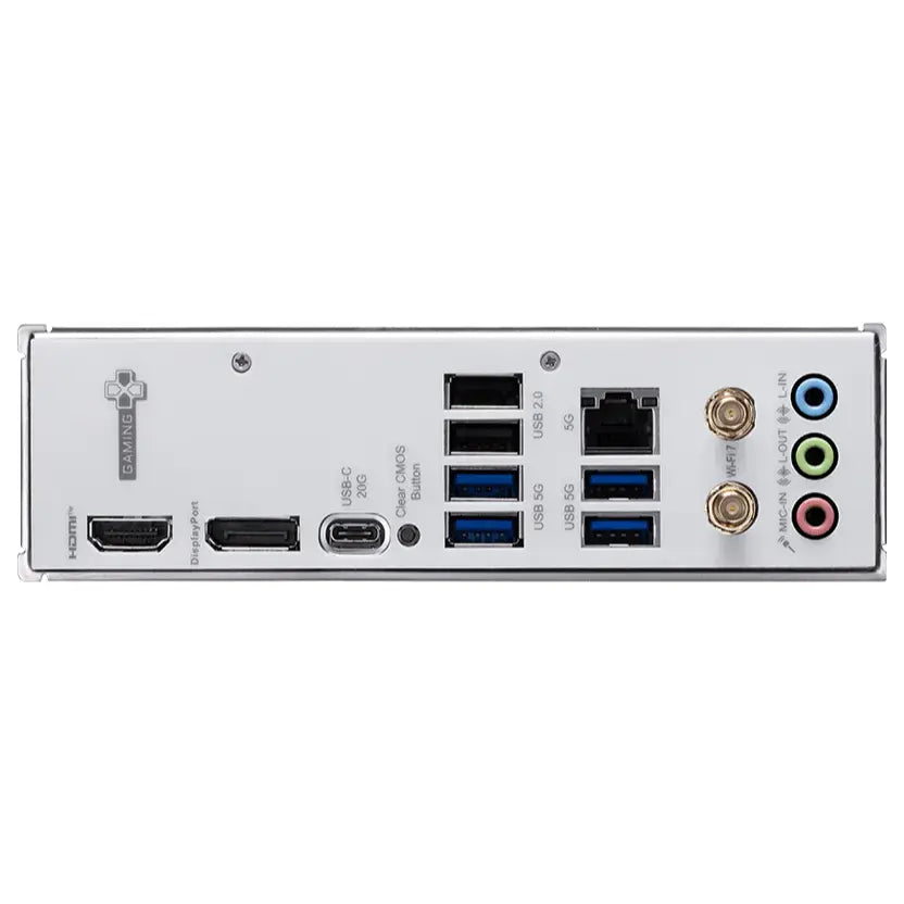 MSI B860M GAMING WIFI Motherboard, Intel B860 Chipset, LGA1851, DDR5 9066+MT/s, PCIe 5.0 x16, 2x M.2, Wi-Fi 7, Realtek 5Gbps LAN