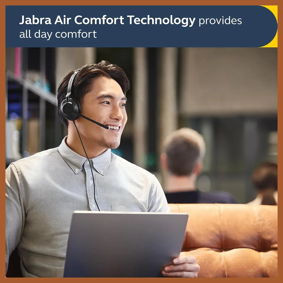 Jabra Evolve2 30 SE Wired Stereo Noise-Cancelling Headset, 2-Microphone Call Technology, 28mm Speakers, USB-C Cable, MS Teams Certified, Black