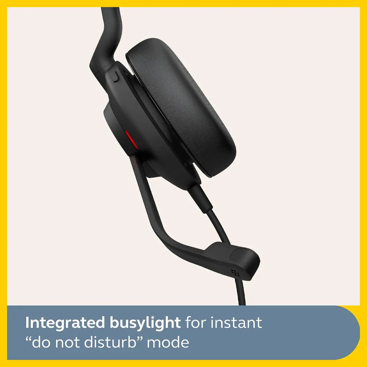 Jabra Evolve2 30 SE Wired Stereo Noise-Cancelling Headset, 2-Microphone Call Technology, 28mm Speakers, USB-C Cable, MS Teams Certified, Black