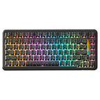 ATTACK SHARK X82PRO HE Wireless Rapid Trigger Gaming Keyboard, 75% Layout Tri-Mode Magnetic Keyboard With 0.01mm RT Accuracy, Up to 8000Hz Polling Rate, Gorgeous RGB Backlight, Black Contours