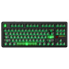 ATTACK SHARK X87 ULTRA Wireless Mechanical Keyboard, 8000Hz Polling Rate, 10000mAh Battery Up to 5000 Hours, Dot-Matrix Screen, 16.8M RGB, Tri-Mode 2.4G Wireless Bluetooth Wired, Hot-Swappable, Shadow Jade