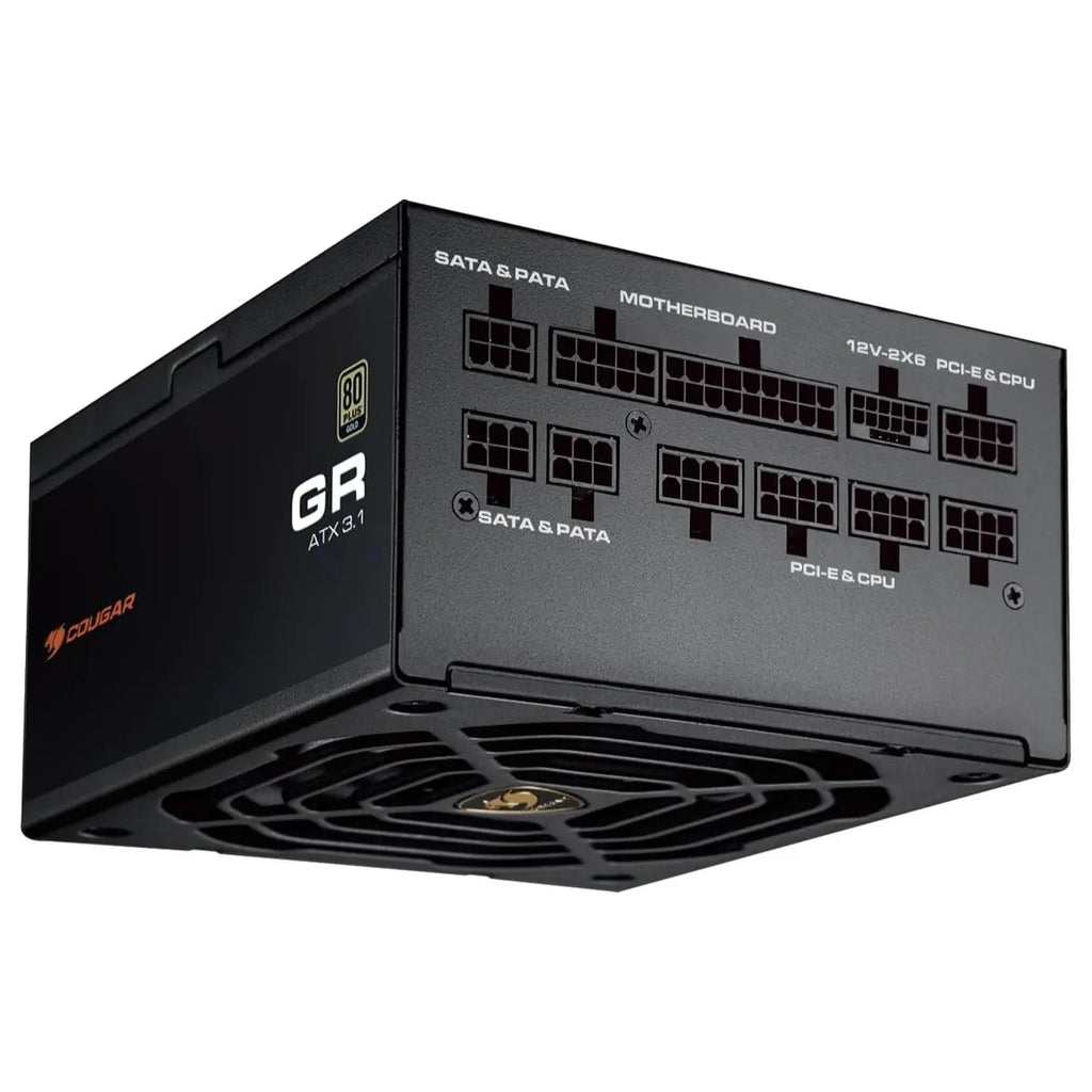 COUGAR GR 750W Fully Modular Power Supply, ATX 3.1 And PCIe 5.1 Ready, 80 Plus Gold Up To 91% Efficiency, Native 12V-2x6 Cable, 140mm Compact Size
