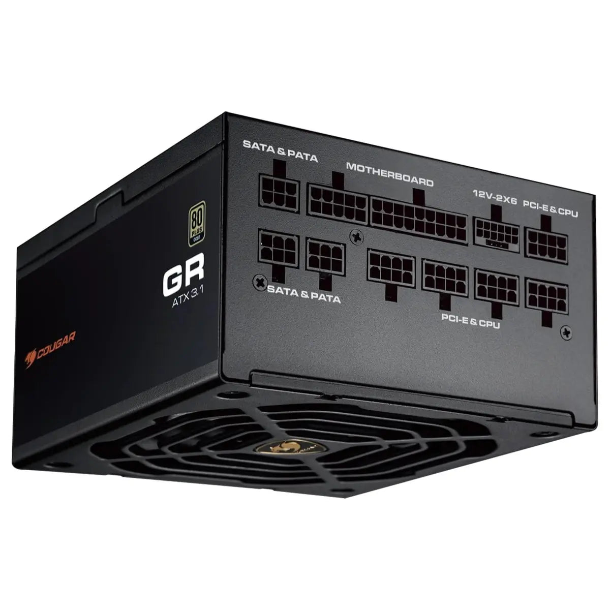COUGAR GR 750W Fully Modular Power Supply, ATX 3.1 And PCIe 5.1 Ready, 80 Plus Gold Up To 91% Efficiency, Native 12V-2x6 Cable, 140mm Compact Size
