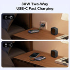 UGREEN Uno Power Bank 10000mAh 30W, PD Fast Charging, Built-in USB-C Cable, TFT Digital Display, Triple-Port Design, 35603B PB511
