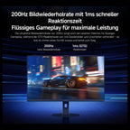 XIAOMI G27Qi 2026 27 Inch 2K Gaming Monitor, 2560 x 1440 QHD, IPS LED, 200Hz, 1ms GTG, FreeSync Premium, HDR400, 100% sRGB, 95% DCI-P3