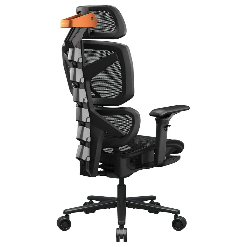 Cougar Terminator Air Ergonomic Gaming Chair, Mesh Seat and Backrest, 3D Adjustable Armrests, 90 to 135 Degrees Backrest Tilt, 120kg Capacity, Black