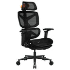 Cougar Terminator Air Ergonomic Gaming Chair, Mesh Seat and Backrest, 3D Adjustable Armrests, 90 to 135 Degrees Backrest Tilt, 120kg Capacity, Black