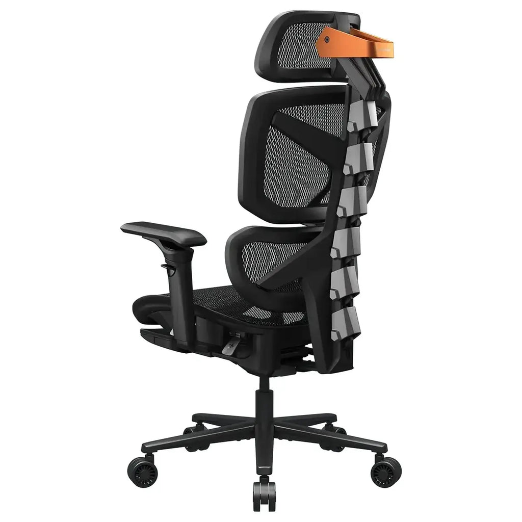 Cougar Terminator Air Ergonomic Gaming Chair, Mesh Seat and Backrest, 3D Adjustable Armrests, 90 to 135 Degrees Backrest Tilt, 120kg Capacity, Black