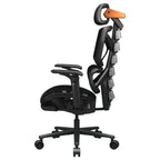 Cougar Terminator Air Ergonomic Gaming Chair, Mesh Seat and Backrest, 3D Adjustable Armrests, 90 to 135 Degrees Backrest Tilt, 120kg Capacity, Black