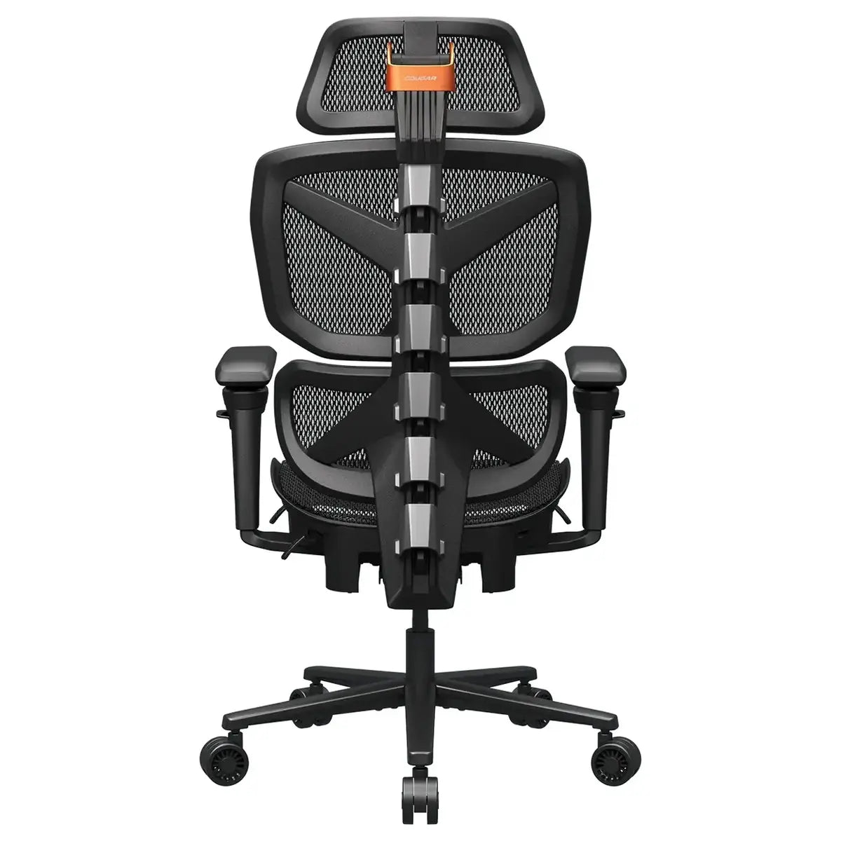 Cougar Terminator Air Ergonomic Gaming Chair, Mesh Seat and Backrest, 3D Adjustable Armrests, 90 to 135 Degrees Backrest Tilt, 120kg Capacity, Black