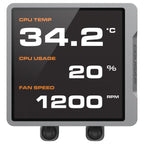 Cougar Poseidon Vistek Pro ARGB 360 AIO 3.95-inch IPS TFT LCD 360mm Liquid CPU Cooler, White