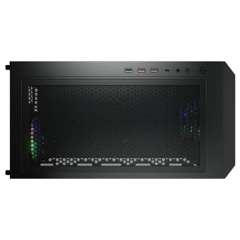 Cougar Duoface Pro RGB Gaming Mid Tower Case, 390mm GPU Support, Built-In RGB Fan Controller Up to 6 Fans, Two Front Panels Mesh and Tempered Glass, Black