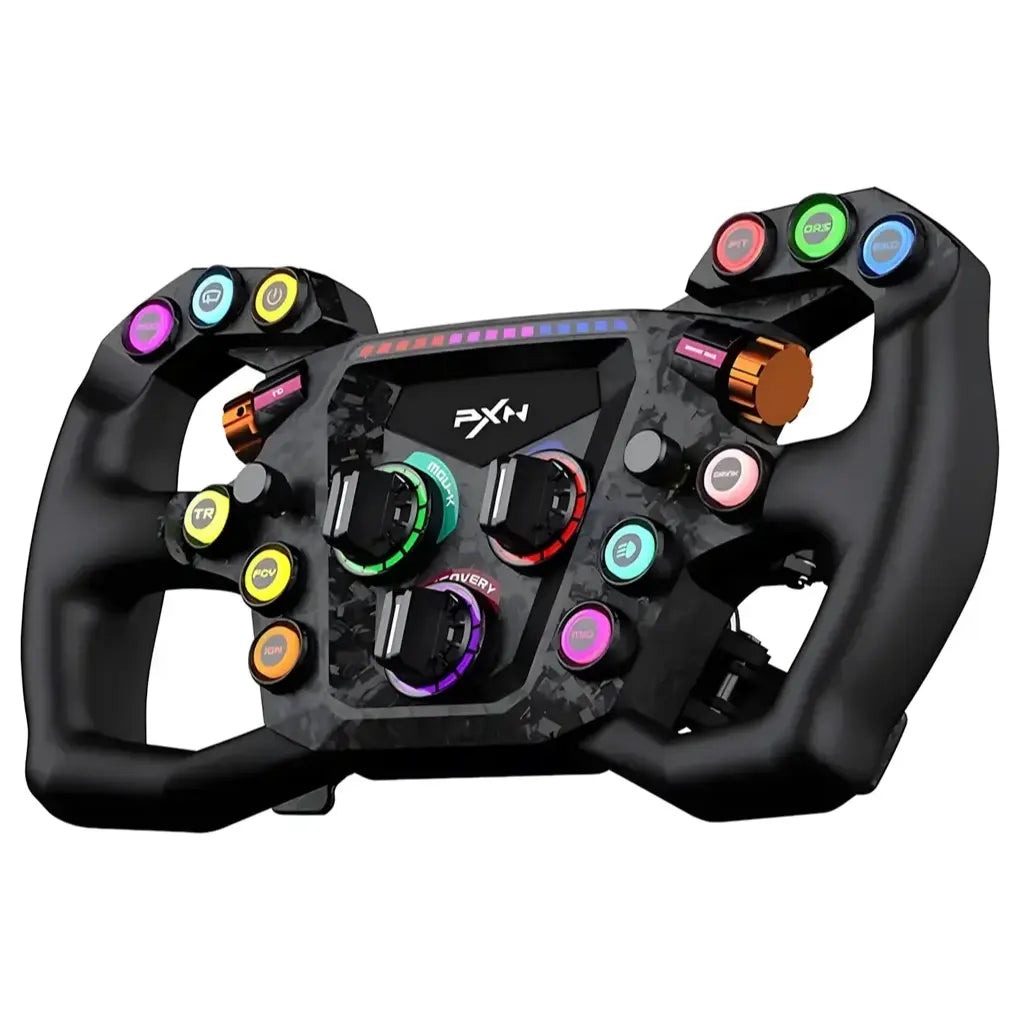 PXN W GTL GT Racing Steering Wheel, 300mm, USB, Force Feedback, 1000Hz Update Rate