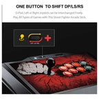 PXN X9 Pro Arcade Fight Stick, Multi-Platform Compatible for PS4 PS3 Xbox Series X and S Xbox One Switch Windows PC, Macro Function, Sanwa Denshi Stick and Buttons
