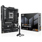 Asus TUF GAMING B850-PLUS WIFI ATX Motherboard, AMD AM5 B850, DDR5 8000+MT/s, PCIe 5.0, 3x M.2, Wi-Fi 7, 2.5Gb LAN, DisplayPort and HDMI, USB 10Gbps and 20Gbps Type-C