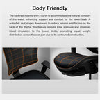 Cougar Speeder Neo Ergonomic Gaming Chair, Chenille Yarn Mesh Fabric, Multi-Layer Cushioning, 3D Hyperrotation Armrest, Retractable Footrest, Black