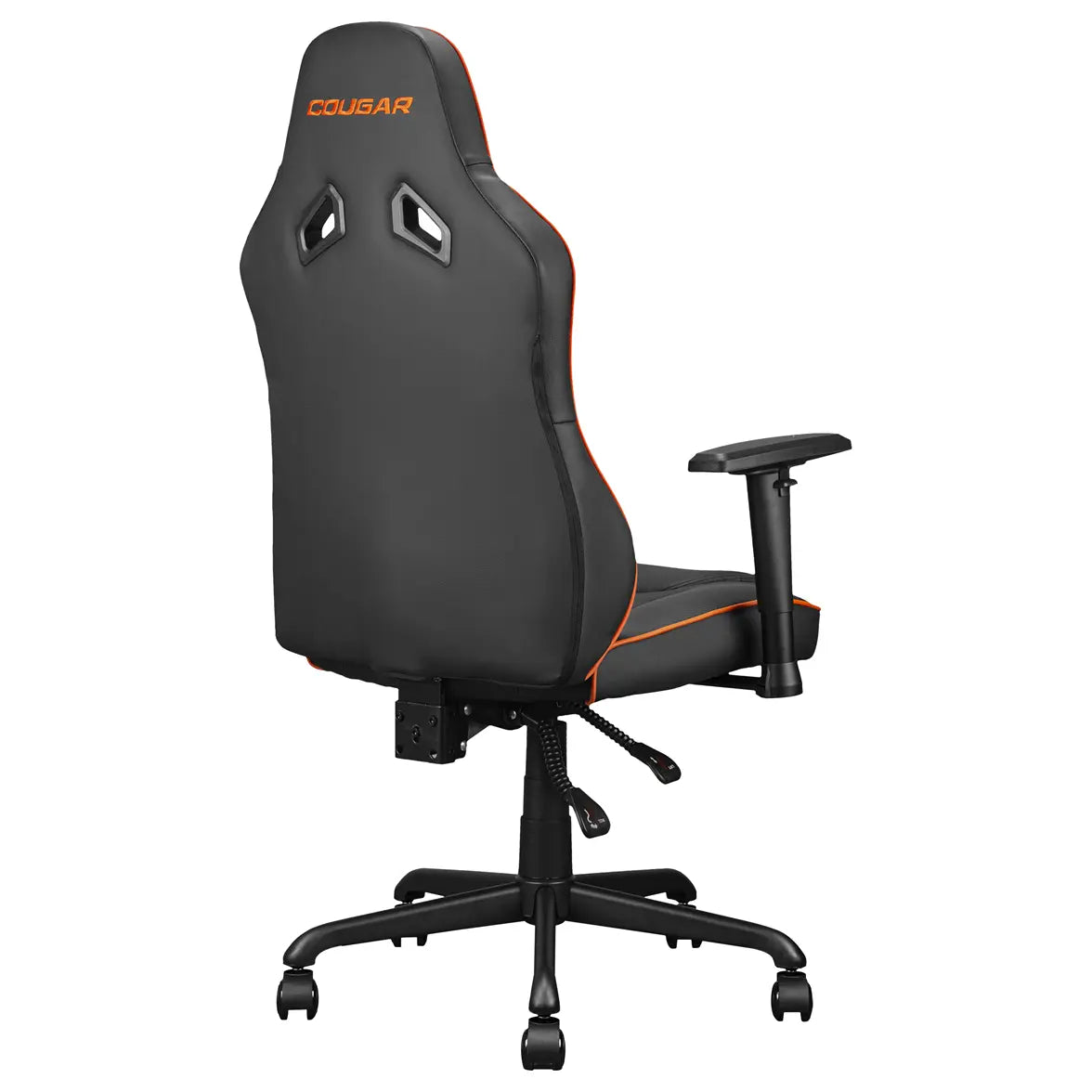 Cougar Fusion S Gaming Chair, 3D Curved Lumbar Support, 2D Adjustable Armrest, Recline 90 to 130 Degrees, Up to 120kg Weight Limit