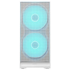 Cougar AIRFACE 180 ARGB ATX Mid Tower PC Case, Tempered Glass, Magnetic Front Filter Panel, Up To 360mm Radiator Support, Up To 340mm GPU Length, 3x ARGB Fans Pre-Installed, White