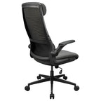 Cougar STRYDER Ergonomic Chair, Imitation Linen Upholstery, Adjustable Headrest, Multi-Density Foam Seat, Ergonomically Contoured Lumbar Zone, Class 4 Gas Lift Cylinder, Gray