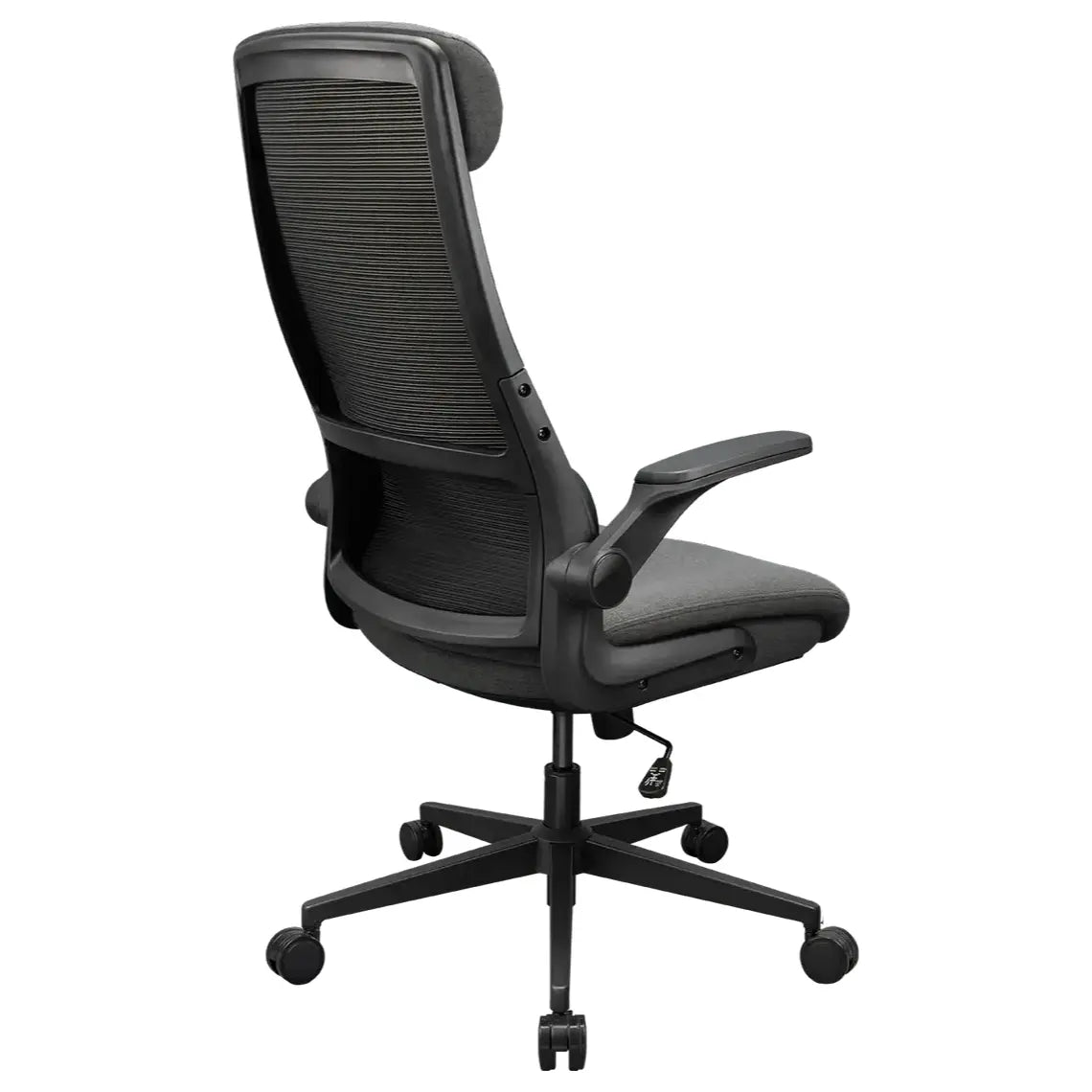 Cougar STRYDER Ergonomic Chair, Imitation Linen Upholstery, Adjustable Headrest, Multi-Density Foam Seat, Ergonomically Contoured Lumbar Zone, Class 4 Gas Lift Cylinder, Gray