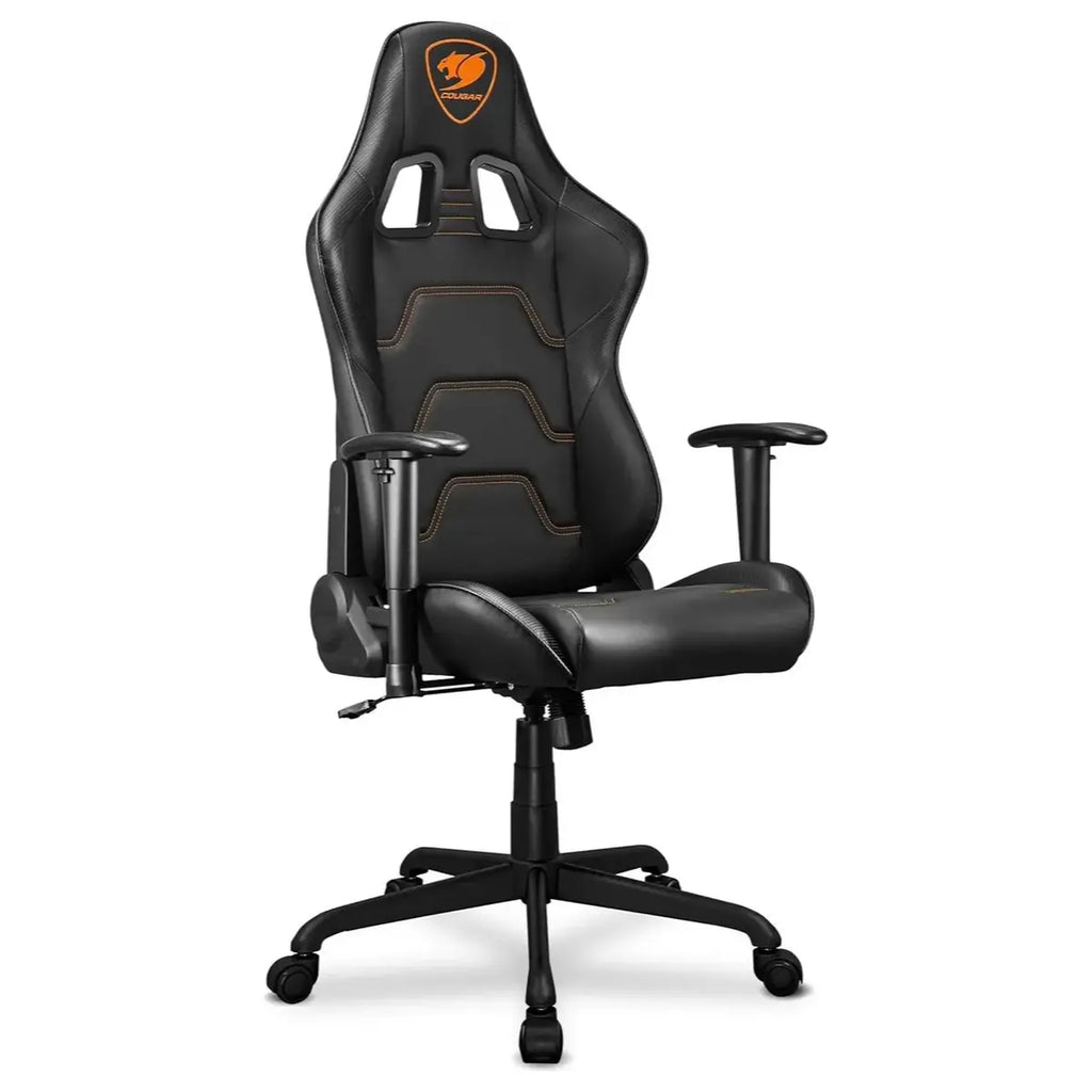 Cougar ARMOR ELITE Ergonomic and Comfortable Gaming Chair, Head and Lumbar Support, Steel Frame and Base, 160 Reclining Backrest, 2D Adjustable Armrest, Black