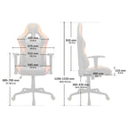 Cougar ARMOR ELITE Ergonomic and Comfortable Gaming Chair, Head and Lumbar Support, Steel Frame and Base, 160 Reclining Backrest, 2D Adjustable Armrest, Black