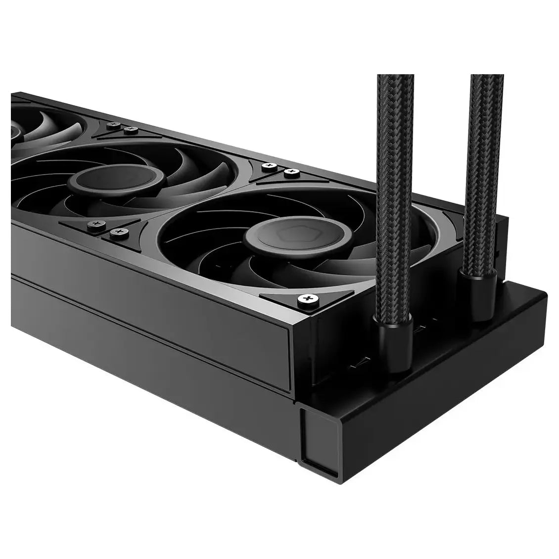 ID-Cooling SL360 V2 Plus 360mm AIO Liquid CPU Cooler, 2.1 Inch LCD Display, ARGB 24 LED Ring, Black