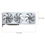 GIGABYTE GeForce RTX 5070 Eagle OC ICE SFF 12G Graphics Card, 12GB 192-Bit GDDR7, PCIe 5.0, WINDFORCE Cooling System, SFF Ready, GV-N5070EAGLEOC ICE-12GD, White